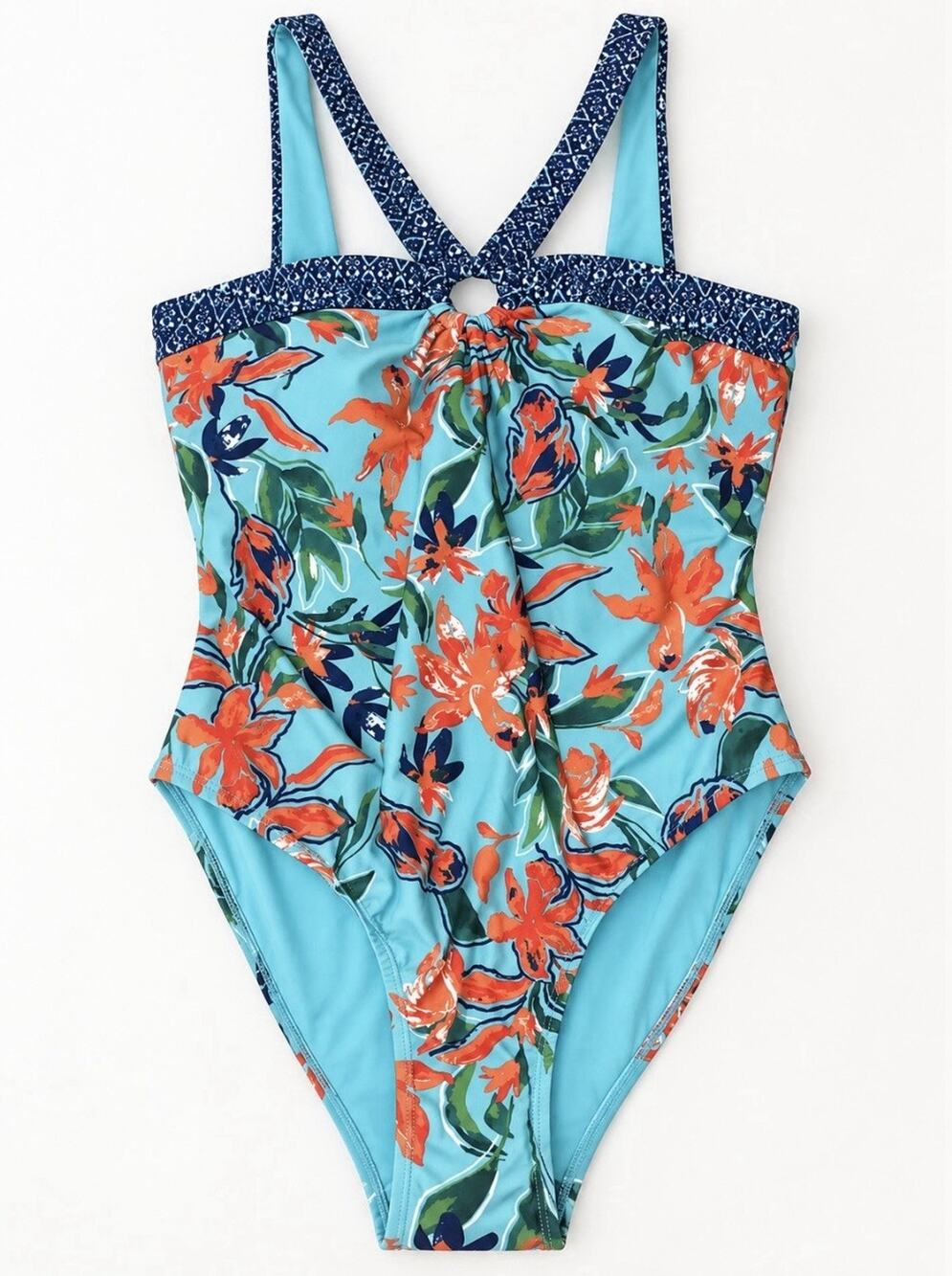 By Anthropologie Swimsuit Sky Blue New Large